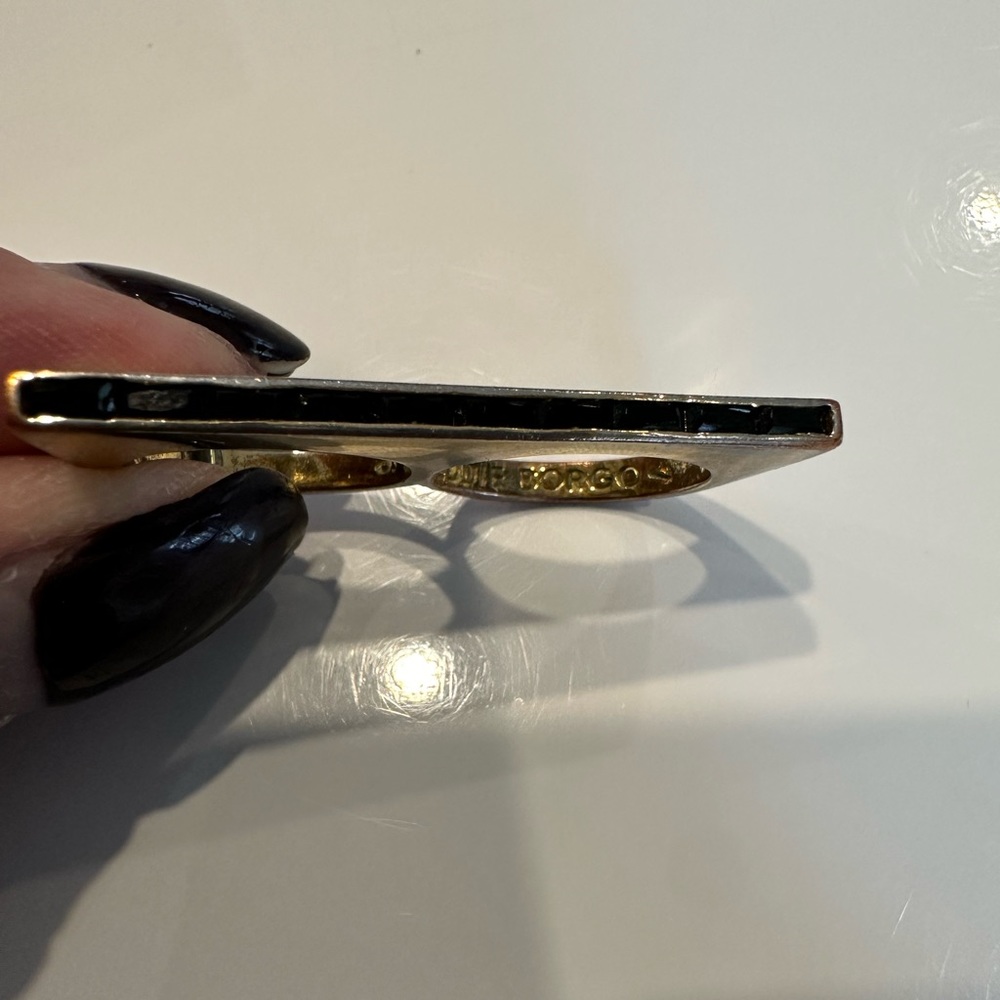 Eddie Borgo Gold double ring 9K Plated